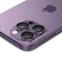 Стъклен Протектор за камера Spigen Optik.TR ”Ez Fit” 2-Pack за iPhone 14 Pro / 14 Pro Max, Deep Purple