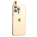Стъклен Протектор за камера Spigen Optik.TR ”Ez Fit” 2-Pack за iPhone 14 Pro / 14 Pro Max, Gold