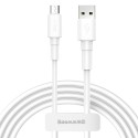 Кабел Baseus durable USB cable / micro USB 2.4A 1m, Бял