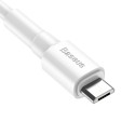 Кабел Baseus durable USB cable / micro USB 2.4A 1m, Бял