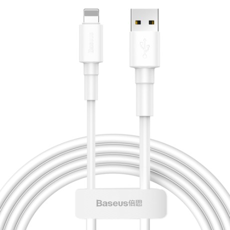 Кабел Baseus durable USB cable / Lightning 2.4A 1m, Бял