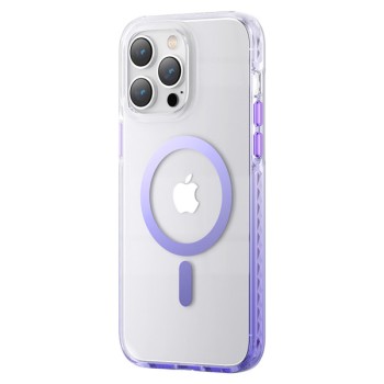 Калъф Kingxbar PQY Ice Crystal Series MagSafe case за iPhone 14 Pro, Purple