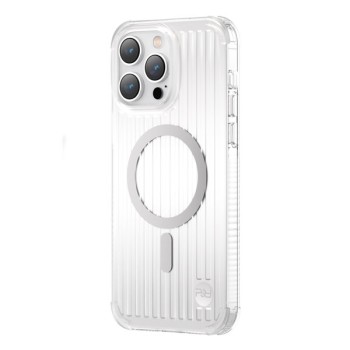 Калъф Kingxbar PQY Go Out Series MagSafe case за iPhone 14 Pro, Silver