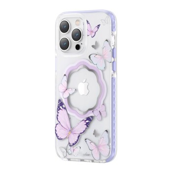 Калъф Kingxbar Butterfly Series MagSafe case за iPhone 14 Plus, Purple