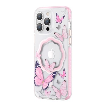 Калъф Kingxbar Butterfly Series MagSafe case за iPhone 14, Purple