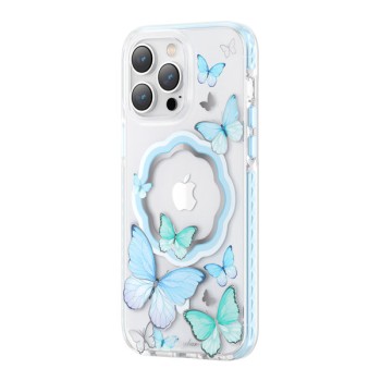 Калъф Kingxbar Butterfly Series MagSafe case за iPhone 14, Blue