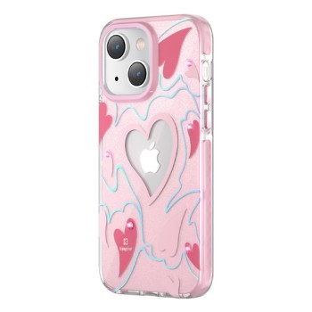 Калъф Kingxbar Heart Star Series за iPhone 14, Pink