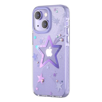 Калъф Kingxbar Heart Star Series за iPhone 14, Purple