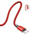 Кабел Baseus Artistic USB / Lightning 5M QC 3.0 , Червен