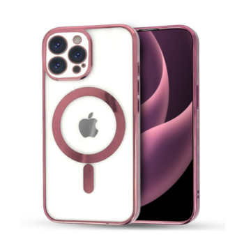 Калъф fixGuard Camera Shield Magsafe Silicone за iPhone 14 Pro Max, Pink