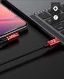 Кабел Baseus MVP Elbow USB Type C/ Lightning  2m, Червен