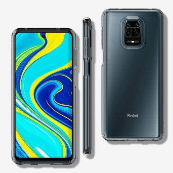 Калъф Spigen Liquid Crystal за Xiaomi Redmi Note 9S / 9 Pro / 9 Pro Max, Crystal Clear