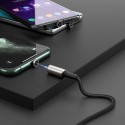 Кабел Baseus Zinc magnetic USB cable - micro USB 1M, Черен