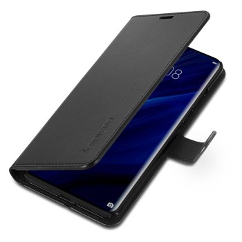 Калъф Spigen Wallet "S" Saffiano за Huawei P30 Pro, Black