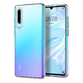 Калъф Spigen Liquid Crystal за Huawei P30, Crystal Clear