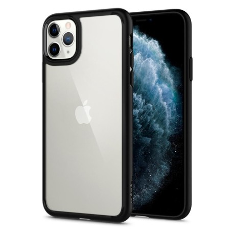 Калъф Spigen Ultra Hybrid за IPhone 11 Pro Max, Matte Black