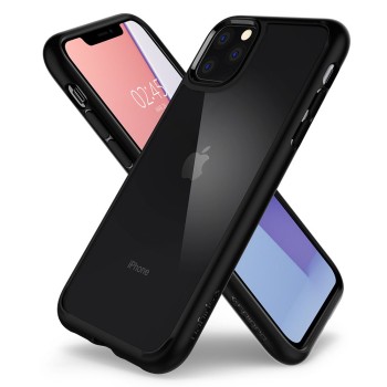 Калъф SPIGEN ULTRA HYBRID за IPHONE 11 PRO MAX, MATTE BLACK