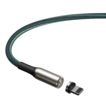 Кабел Baseus Zinc magnetic USB cable - Lightning 1M, Зелен
