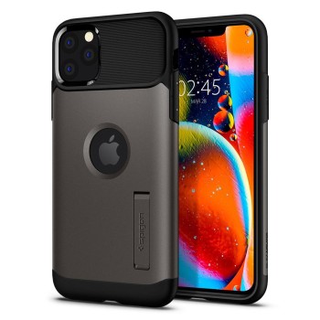 Калъф Spigen Slim Armor за IPhone 11 Pro Max, Gunmetal