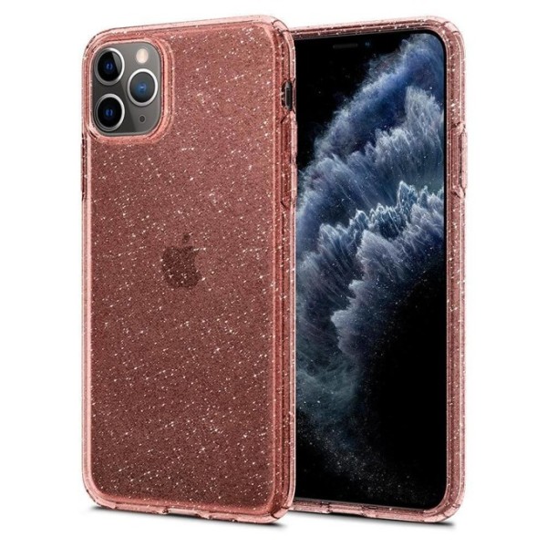 Калъф Spigen Liquid Crystal Glitter за IPhone 11 Pro Max, Rose Crystal