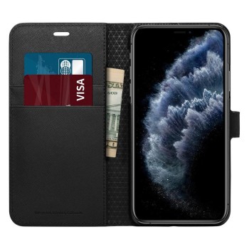Калъф Spigen Wallet S™ за IPhone 11 Pro Max, Saffiano Black