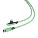 Кабел Baseus Colourful elbow USB Typ C PD 18W - Lightning 1.2m , Зелен