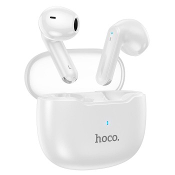 Безжични слушалки HOCO EW29, Noise cancelling, Depth true ENC, Wireless, White