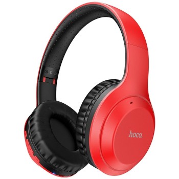 Безжични слушалки HOCO FUN move W30, Bluetooth, Red