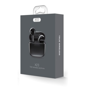 Безжични слушалки XO X23, TWS Wireless, Bluetooth 5.3, Black