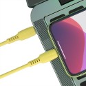 Кабел Baseus Colourful USB Type C / Lightning 18W 1,2M, Жълт