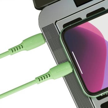 Кабел Baseus Colourful USB Type C / Lightning 18W 1,2M, Зелен