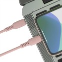 Кабел Baseus Colourful USB Type C / Lightning 18W 1,2M, Розов