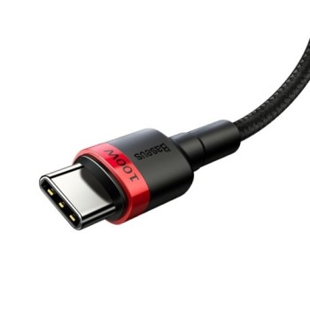 Кабел Baseus Cafule USB Type C 100W 20V 5A 2М, Черен