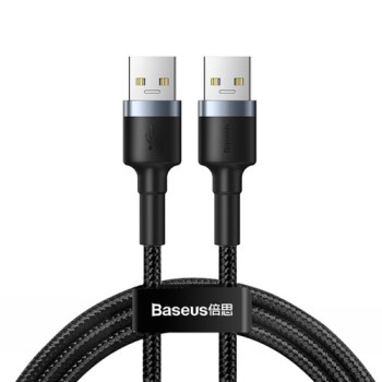Кабел Baseus Cafule USB 3.0/ USB 3.0 2A 1М, Сив