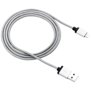 USB Кабел Canyon CNS-MFIC3 Lightning, MFI, certified by Apple, 1M, Тъмно сив