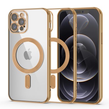 Калъф Tech-Protect MAGshine Magsafe За iPhone 12 Pro, Gold