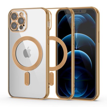 Калъф Tech-Protect MAGshine Magsafe За iPhone 12 Pro Max, Gold