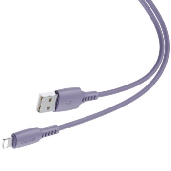 Кабел Baseus Colourful USB / Lightning 2.4A 1.2M, Лилав