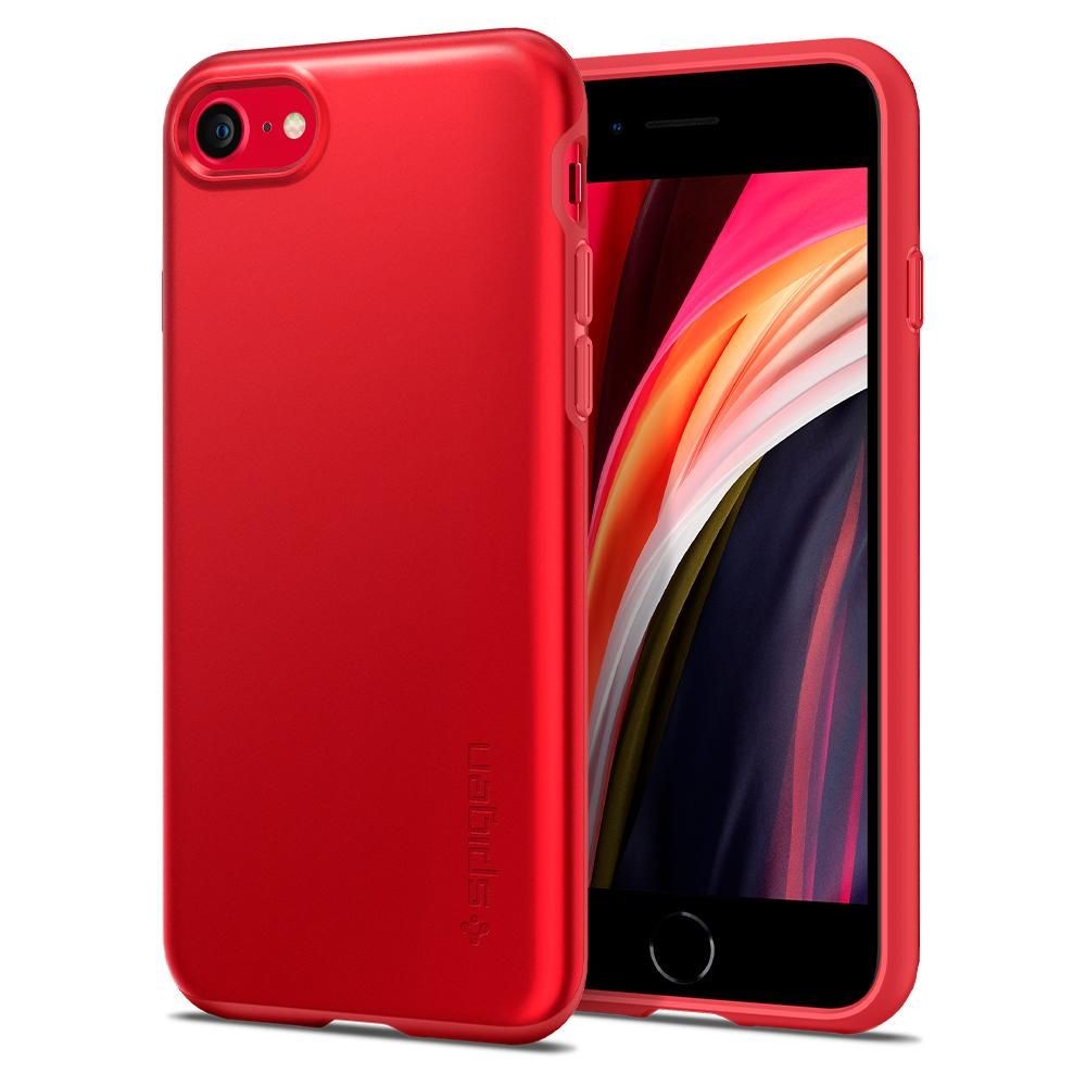 Калъф Spigen Thin Fit за iPhone 7/8/SE 2020, Red