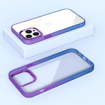 Калъф fixGuard MX Rainbow Case За iPhone 12 / 12 Pro, Purple Blue