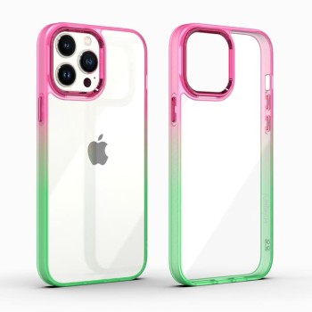 Калъф fixGuard MX Rainbow Case За iPhone 12 / 12 Pro, Red Green