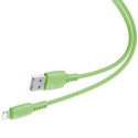 Кабел Baseus Colourful USB / Lightning 2.4A 1.2M, Зелен