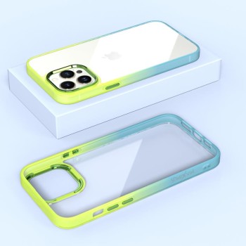 Калъф fixGuard MX Rainbow Case За iPhone 12 Pro Max, Lime Blue