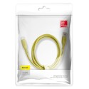 Кабел Baseus Colourful USB / Lightning 2.4A 1.2M, Жълт