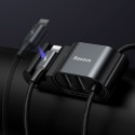 Кабел Baseus Special Data USB към Lightning + 2x USB HUB, 1.5M, Черен