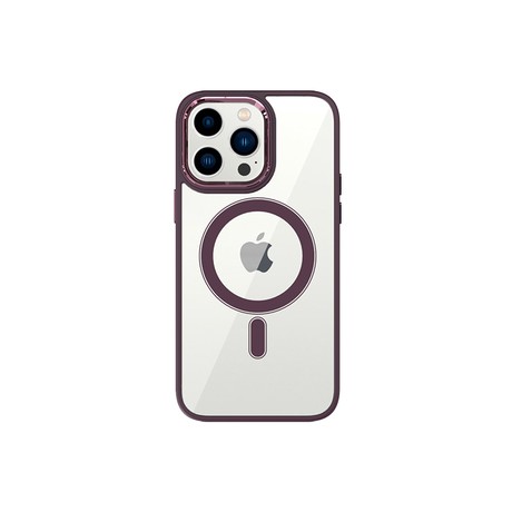 Калъф TEL PROTECT Magnetic Clear Case За iPhone 14 Pro Max, Cherry