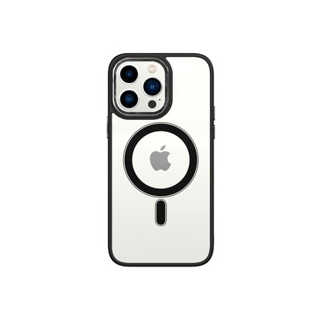 Калъф TEL PROTECT Magnetic Clear Case За iPhone 14, Black