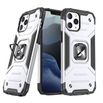 Калъф Wozinsky Ring Armor Magnetic case За iPhone 14 Pro Max, Silver