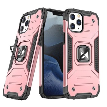 Калъф Wozinsky Ring Armor Magnetic case За iPhone 14 Pro Max, Rose Gold