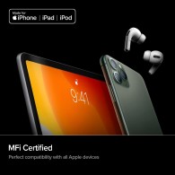 USB Кабел Spigen PB1901 Powerarc Lightning MFI, PD 100W/2A, 1M. Black